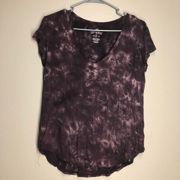 American Eagle Outfitters Tops - American Eagle Soft & Sexy Tie Dye Top